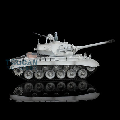 Henglong 1/16 Scale Snow 7.0 Plastic Ver M26 Pershing RTR RC Tank Model 3838 Radio Control Vehicle Infrared Combating System