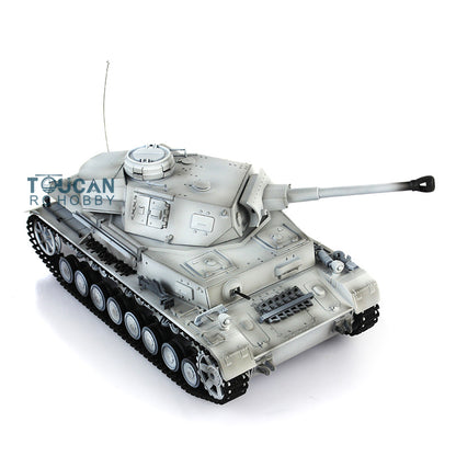 2.4G Henglong 1/16 7.0 Plastic German Panzer IV F2 RTR RC Tank Radio Control Model 3859 Infrared Combating System Metal Barrel