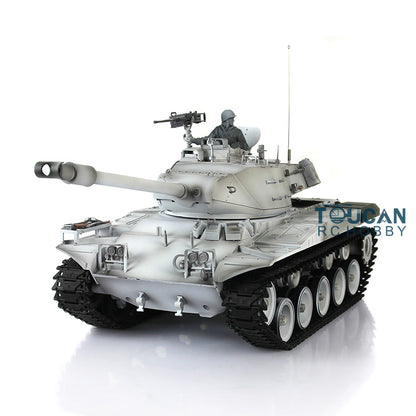 Henglong 1/16 Snow 7.0 Upgraded Walker Bulldog RTR RC Tank Remote Coontrol Military Vehicle 3839 Metal Tracks Infrared Combating System BB Unit