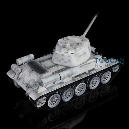 Henglong 1/16 Scale 7.0 Upgraded Soviet T34-85 3909 RTR RC Tank BB Infrared Combat Smoke Unit Metal Tracks Drive Idler Wheels