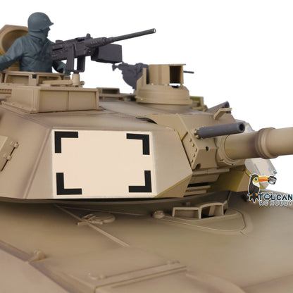 Henglong 1/16 7.0 Abrams RTR RC Tank 3918 360 Degree Turret Rotation Barrel Recoil Metal Tracks Wheels Infrared Combating System