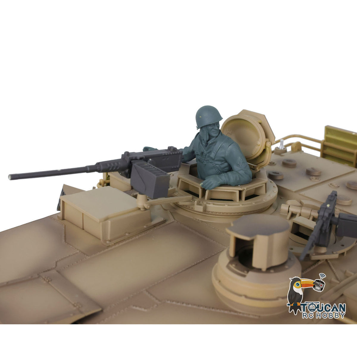 US Stock 2.4Ghz Henglong 1/16 TK7.0 Upgraded M1A2 Abrams RTR RC Tank Model 3918 340 Degrees Turret Metal Tracks Gearbox Barrel Idler Sprocket Wheels