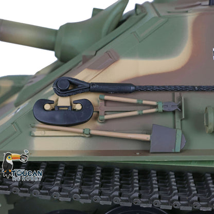 Henglong 1/16 7.0 Plastic Jadpanther FPV RTR RC Radio Control Tank 3869 Steel Gearbox Infrared Combating Smoking System BB