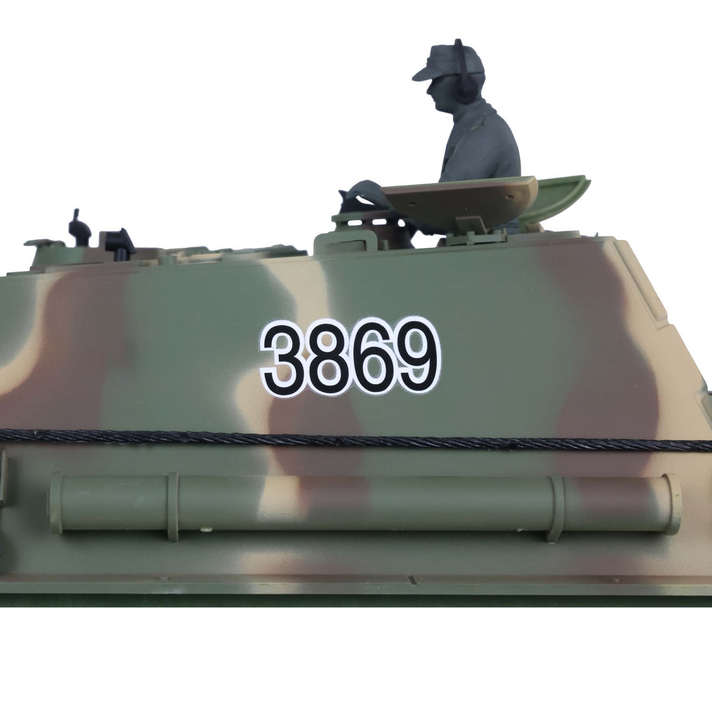 Henglong 1/16 7.0 Plastic Jadpanther 3869 RTR RC Tank FPV Infrared Combating System BB Shooting Smoke Unit Steel Gearbox Metal Barrel