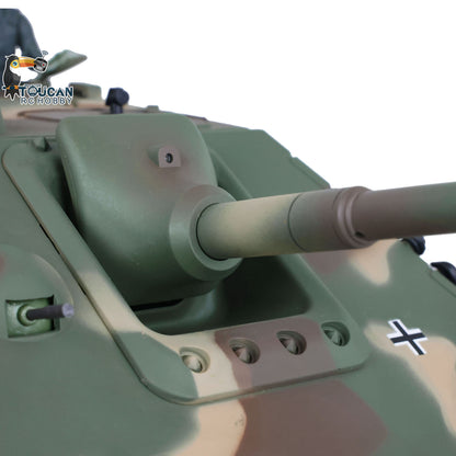 Henglong 1/16 7.0 Plastic Jadpanther FPV RTR RC Radio Control Tank 3869 Steel Gearbox Infrared Combating Smoking System BB