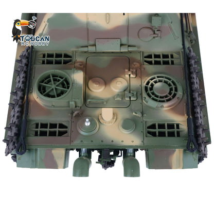 Henglong 1/16 7.0 Customized Jadpanther RTR RC Tank 3869 Metal Tracks Driving Wheels Suspension Infrared Combating Smoking System BB