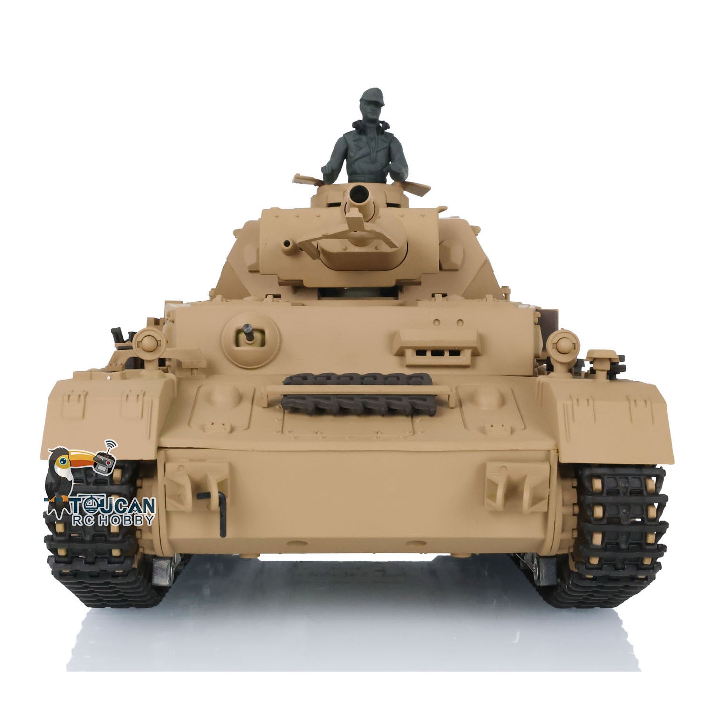 2.4G Henglong 1/16 Snow 7.0 Plastic German Panzer IV F RTR RC Tank Model 3858 Infrared Combating System Metal Barrel BB Unit