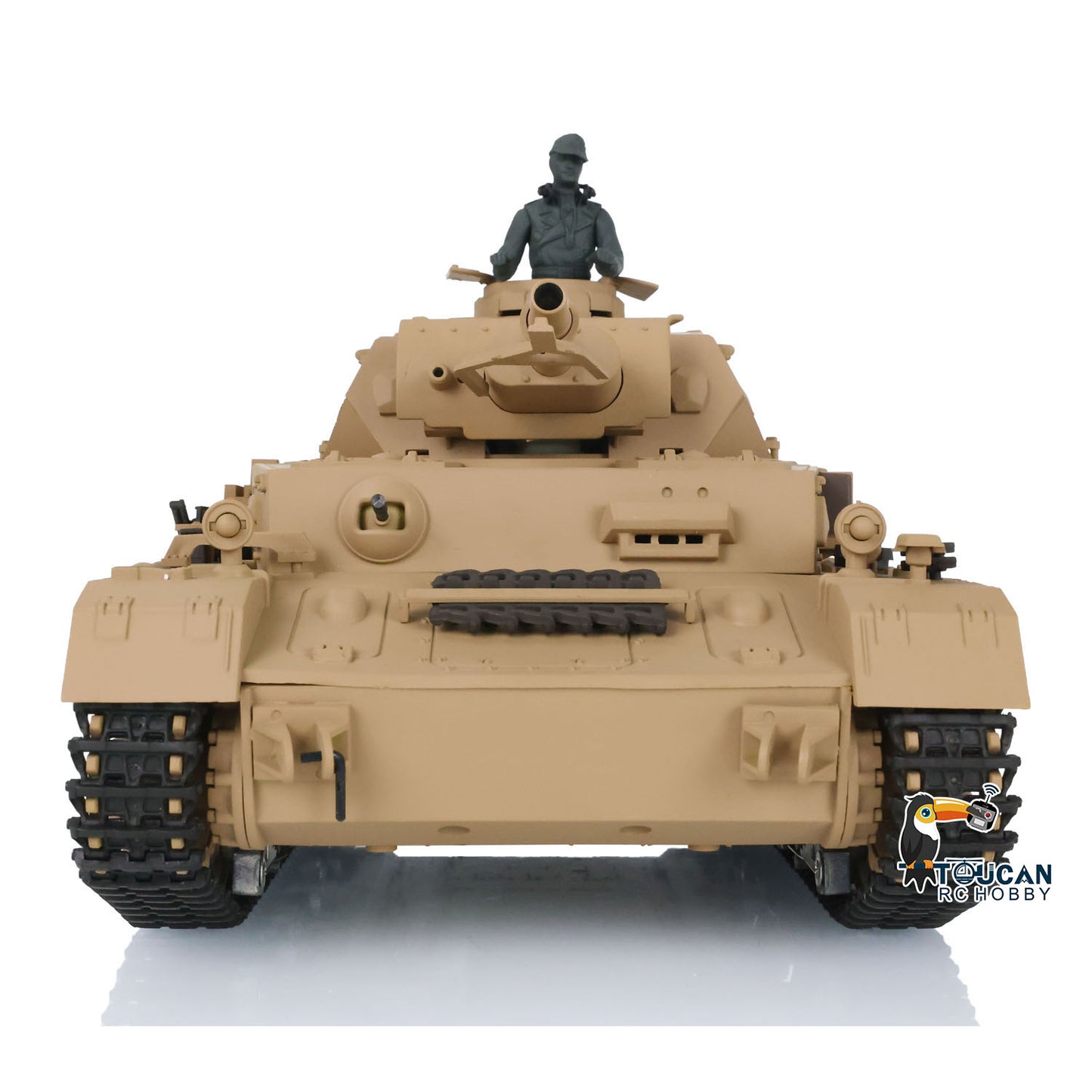 2.4G Henglong 1/16 TK7.0 RC Tank Panzer IV F Remote Control Tank 3858 w/ 360 Degrees Rotating Turret FPV Camera BB Shooting