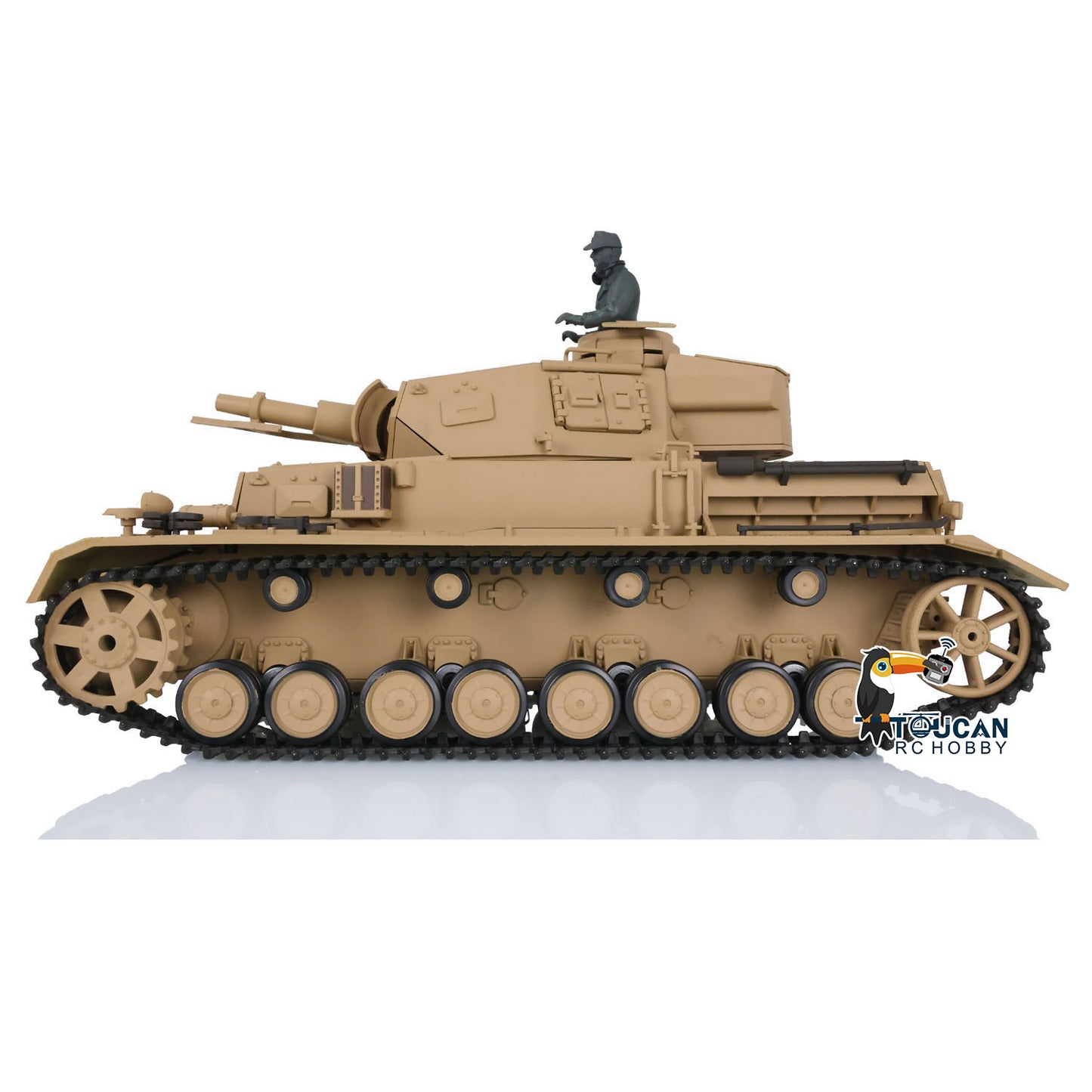 2.4G Henglong 1/16 Snow 7.0 Plastic German Panzer IV F RTR RC Tank Model 3858 Infrared Combating System Metal Barrel BB Unit