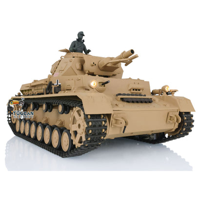 2.4G Henglong 1/16 7.0 Plastic German Panzer IV F2/Panzer IV F RTR RC Tank 3859 360 Degree Turret Rotation Infrared Combating System