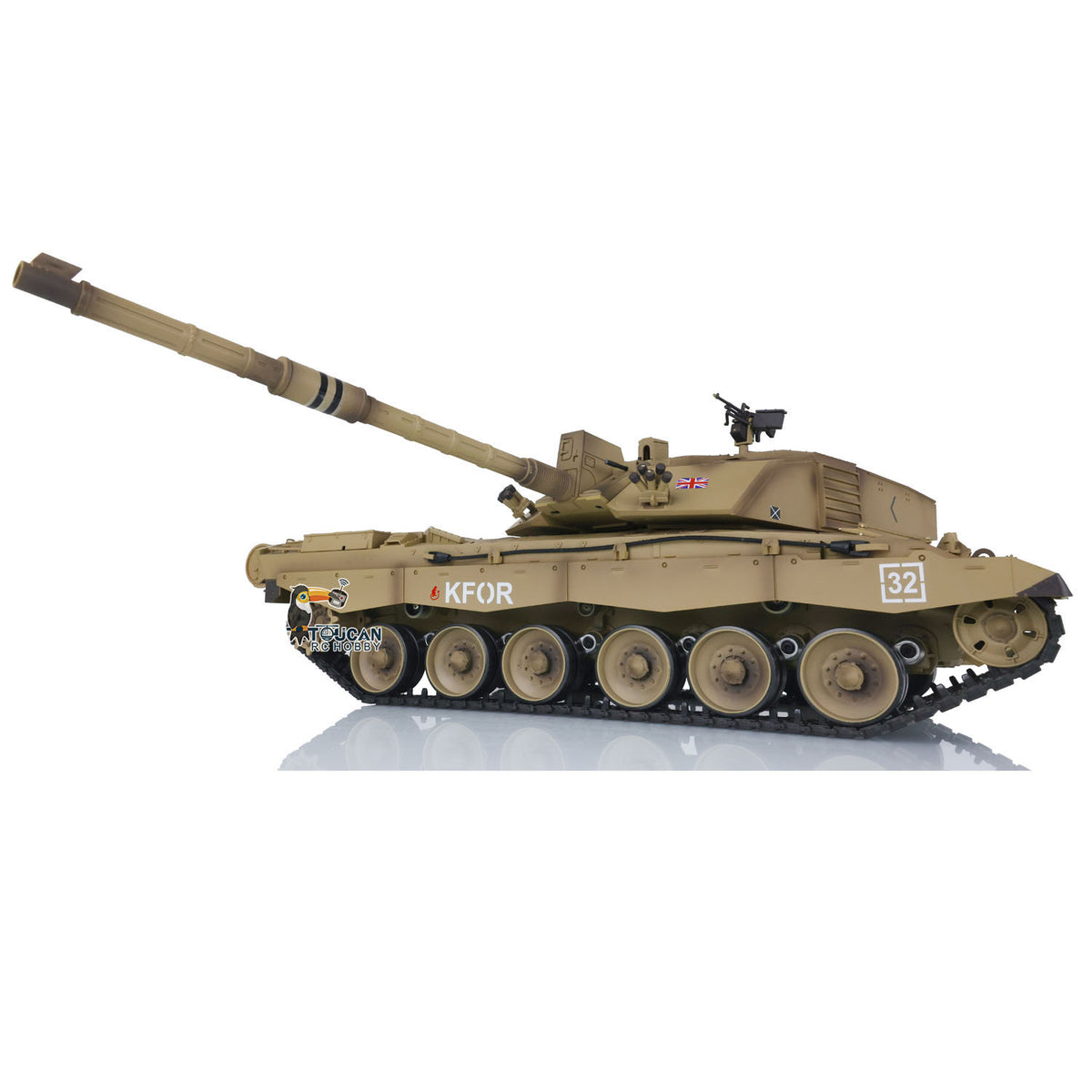 US Stock Henglong 1/16 TK7.0 Plastic Challenger II RTR RC Tank 3908 with BB Unit Infrared Comabt Smoke Sound Light System