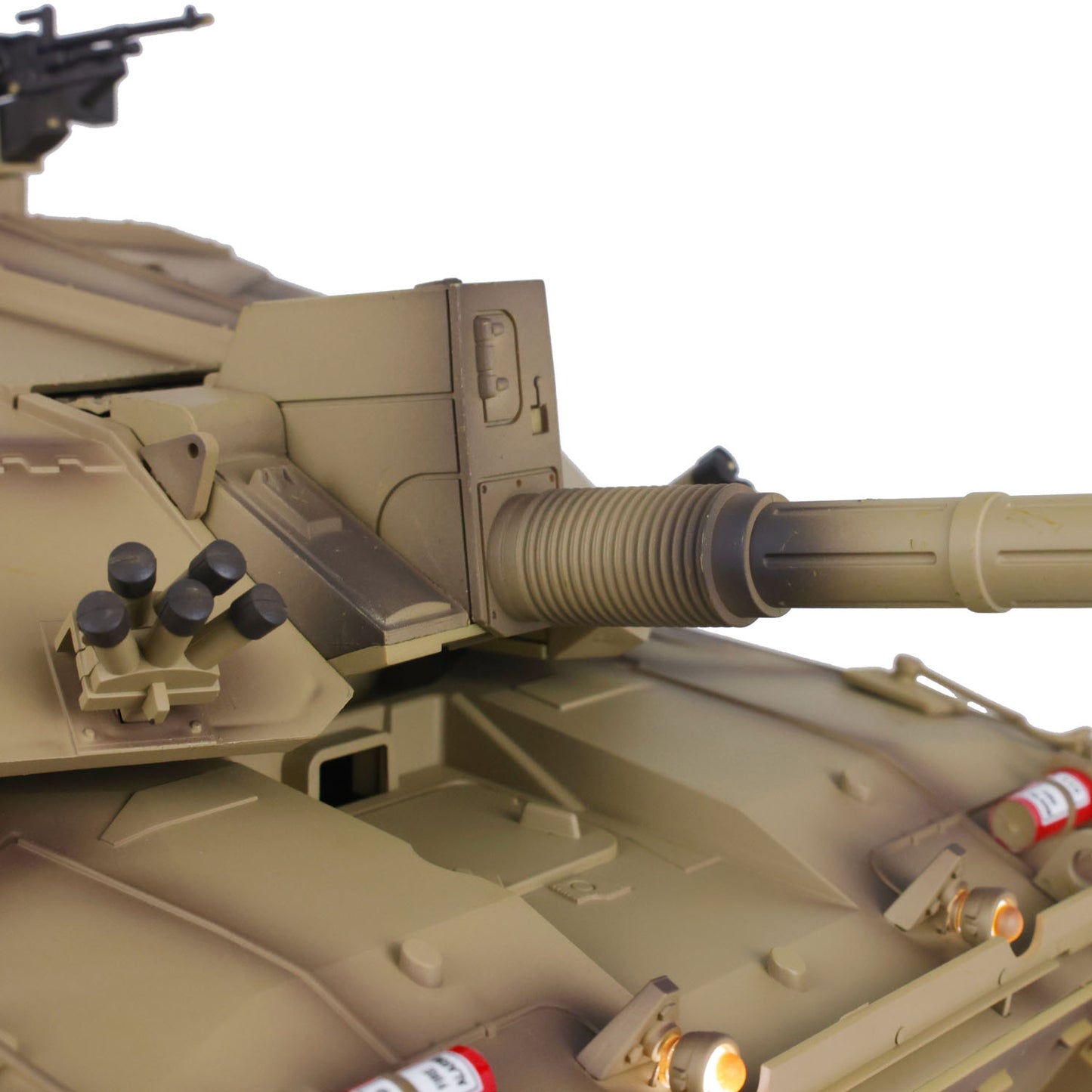 Henglong 1/16 7.0 Upgraded Challenger II 3908 RTR RC Tank 360 Degree Turret BB IR Smoke Sound Light Metal Drive Idler Wheels