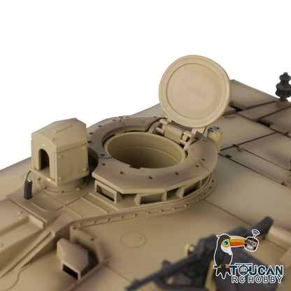Henglong 1/16 7.0 Upgraded Challenger II 3908 RTR RC Tank Military Vehicle BB IR Smoke 340 Degree Turret Metal Tracks Drive Idler Wheels