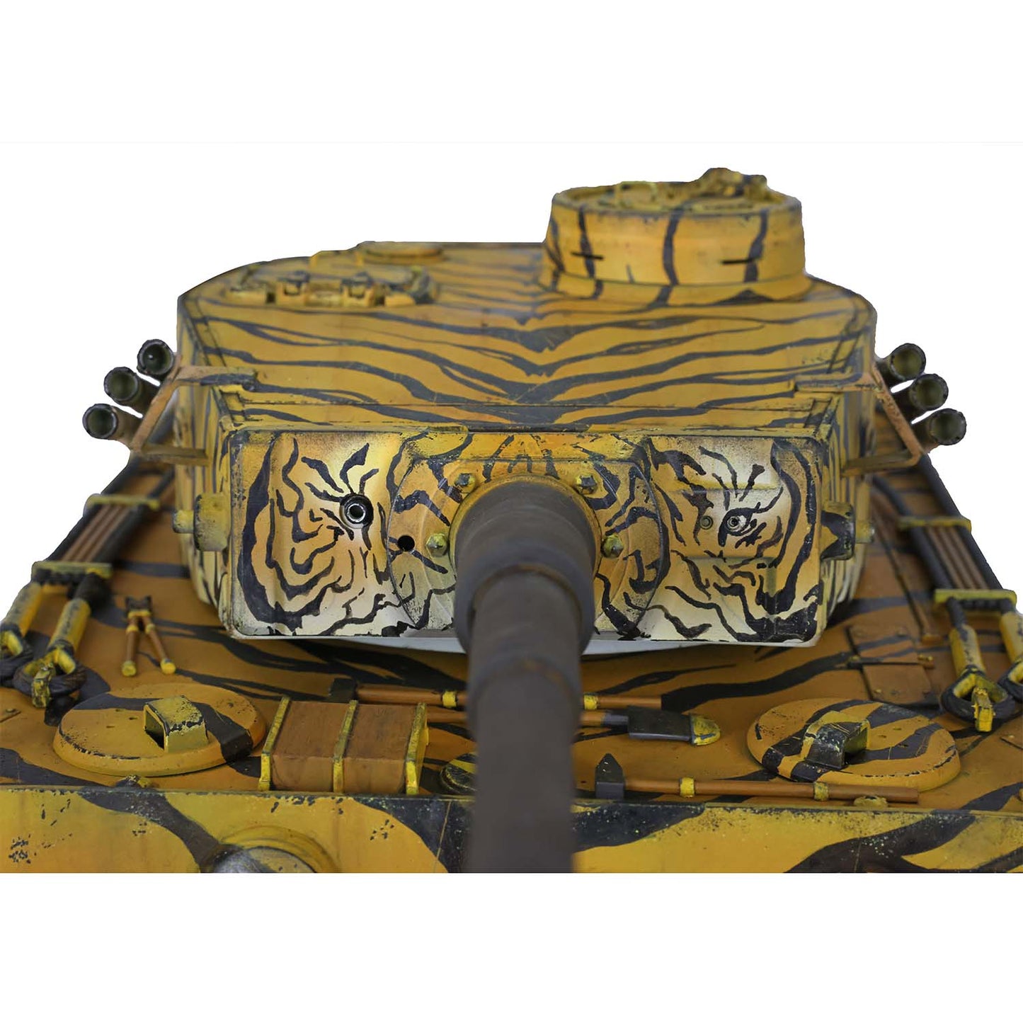 1/16 7.0 Plastic Henglong Tiger I 3818 RC Tank FPV BB IR 360 Degree Turret Metal Barrel Recoil Steel Gearbox Smoke Manual Spray Collection Model