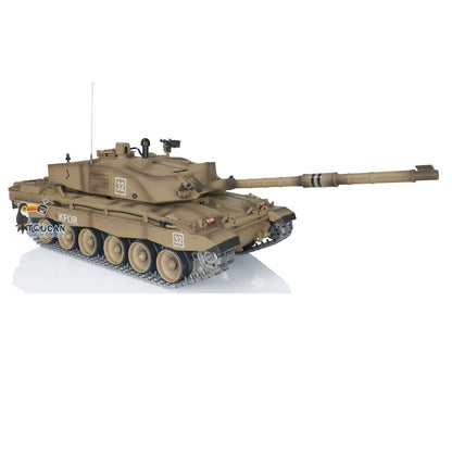 Henglong 1/16 7.0 Upgraded Challenger II RC Tank 3908 Metal Tracks W/ Rubbers 360 Degree Turret Rotation Infrared Combating System