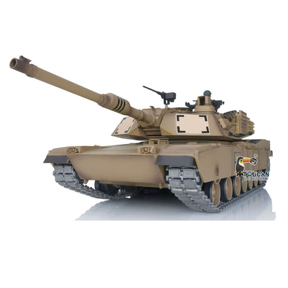 Henglong 1:16 Scale 2.4Ghz 7.0 USA M1A2 Abrams RTR RC Tank 3918 Model 340 Turret 1800MAH Battery Charger For Collections