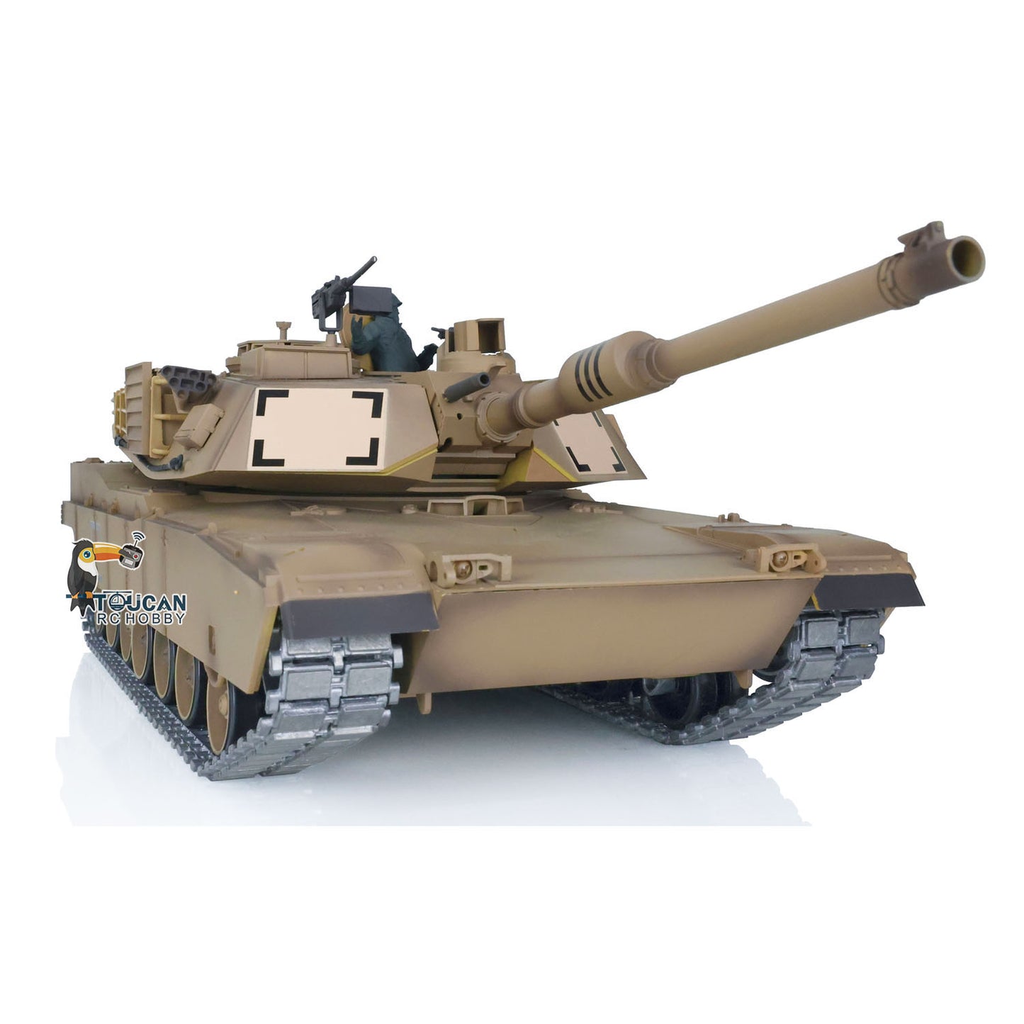 Henglong 1:16 Scale 2.4Ghz 7.0 USA M1A2 Abrams RTR RC Tank 3918 Model 340 Turret 1800MAH Battery Charger For Collections