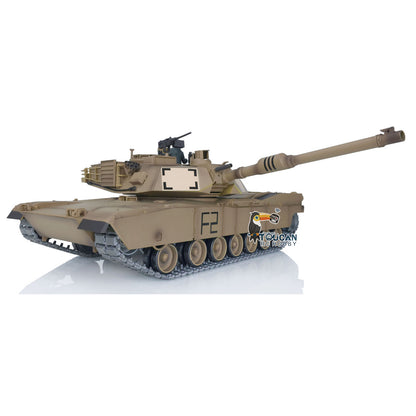 Henglong 1:16 Scale 7.0 Upgrade Edition M1A2 Abrams RTR RC Tank 3918 360 Degrees Turret Barrel Recoil Metal Tracks Idlers FPV