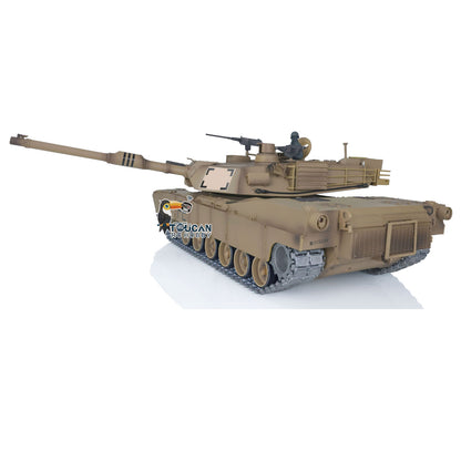 IN Stock 2.4G Henglong 1/16 7.0 Upgraded M1A2 Abrams 3918 RTR RC Tank Model BB IR Smoke Sound Lights Metal Drive Idler Wheels