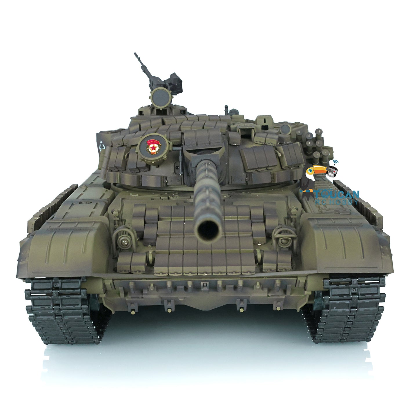 Henglong Remote Control Tank Model Military 1/16 TK7.0 T72 Battle Tank Model Installed FPV Steel Gearbox Tracks Stimulated Sounds Light