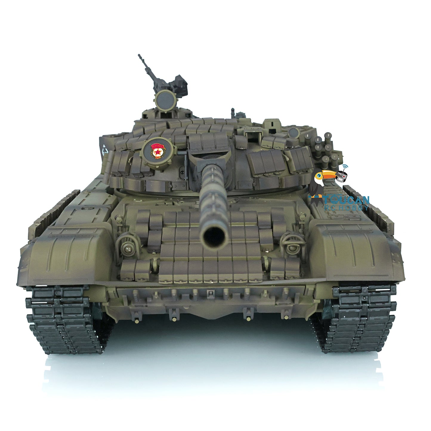 Heng Long 1/16 TK7.0 Plastic Soviet T72 RTR RC Tank 3939 with Steel Gearbox Armor 360 Degree Turret BB Infrared Combat Smoke