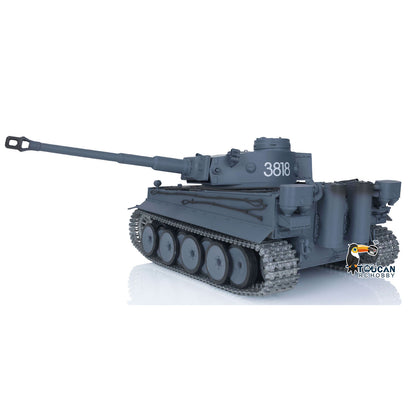 Henglong 1/16 TK7.0 Promotion 3818 Tiger I RTR RC Tank FPV 360 Degrees Turret Barrel Recoil Smoke BB IR Metal Tracks Sprockets Idlers Wheels
