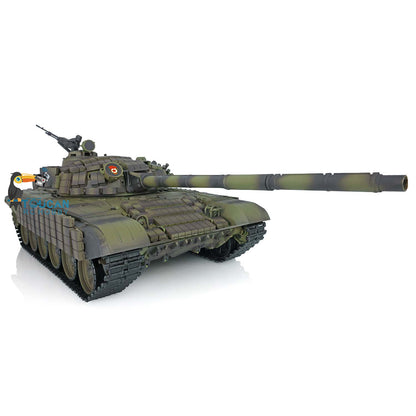 Henglong Military War RC Tank Model 1:16 TK7.0 Edition Russia T72 3939 360 Turret Installed Red Eyes With New Armor Idlers Sprockets