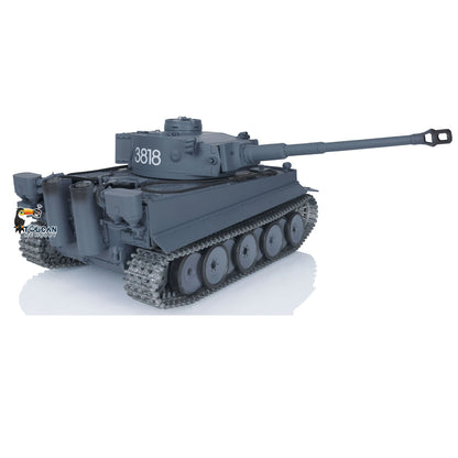 Henglong 1/16 Promotion TK7.0 German Tiger I RTR RC Tank 3818 Special Spray Painting with FPV Barrel Recoil Metal Tracks Sprockets Idlers Wheels Gearbox