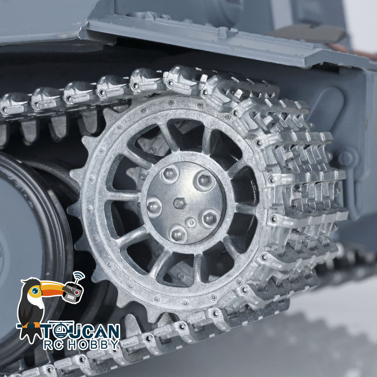 Henglong 1/16 7.0 Upgraded Metal 3818 German Tiger I RTR RC Tank Metal Idler Drive Wheels