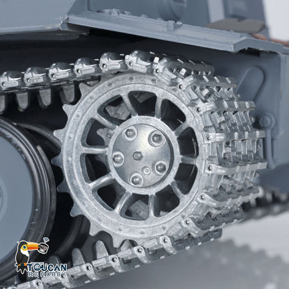 Henglong 1/16 TK7.0 Promotion 3818 Tiger I RTR RC Tank FPV 360 Degrees Turret Barrel Recoil Smoke BB IR Metal Tracks Sprockets Idlers Wheels