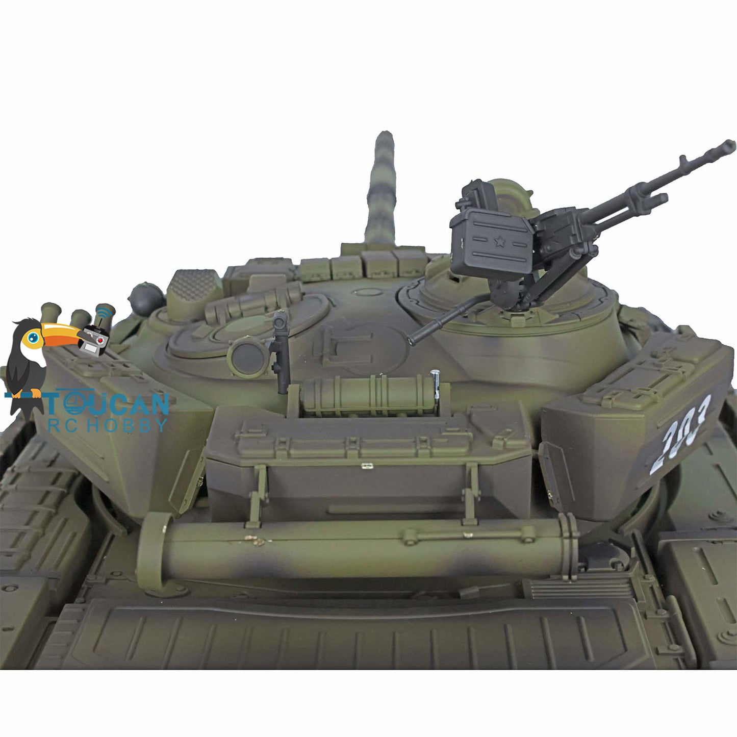Heng Long 1/16 TK7.0 Plastic Soviet T72 RTR RC Tank 3939 with Steel Gearbox Armor 360 Degree Turret BB Infrared Combat Smoke