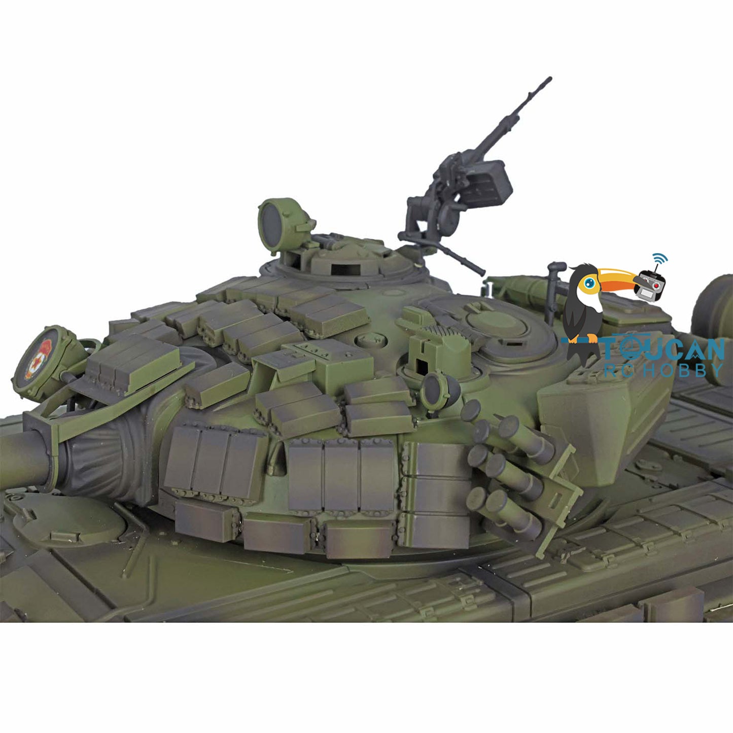 Heng Long 1/16 TK7.0 Plastic Soviet T72 RTR RC Tank 3939 with Steel Gearbox Armor 360 Degree Turret BB Infrared Combat Smoke