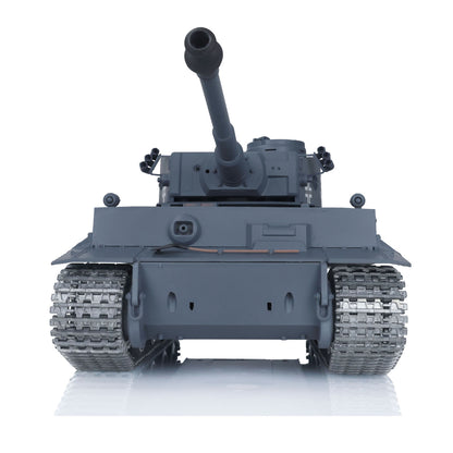DE Stock 2.4Ghz Henglong 1/16 Scale 7.0 Upgraded 3818 German Tiger I RTR RC Tank BB IR Smoke Metal Drive Idler Wheels Tracks Gearbox