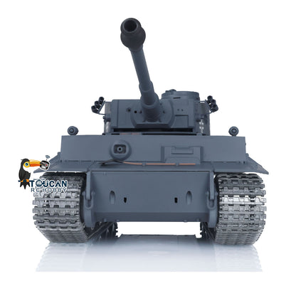 Henglong 1/16 Snow 7.0 Upgrade Tiger I RC Tank 3818 Barrel Recoil 360 Degree Turret Infrared Combat Idle Smoke Metal Tracks Sprocket Road Wheel Suspension