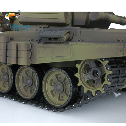 Heng Long 1/16 TK7.0 Plastic Soviet T72 RTR RC Tank 3939 with Steel Gearbox Armor 360 Degree Turret BB Infrared Combat Smoke