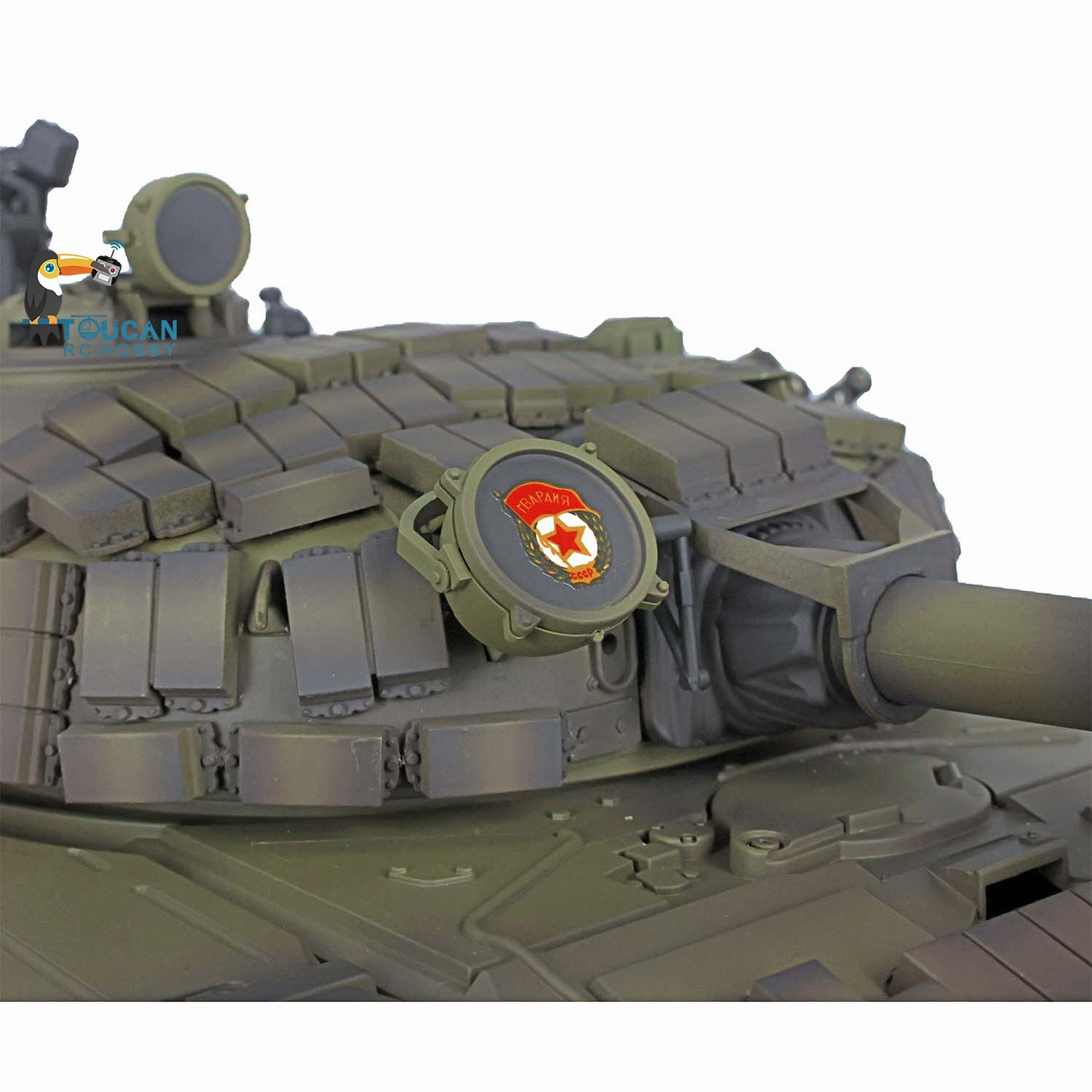 Heng Long 1/16 TK7.0 Plastic Soviet T72 RTR RC Tank 3939 with Steel Gearbox Armor 360 Degree Turret BB Infrared Combat Smoke