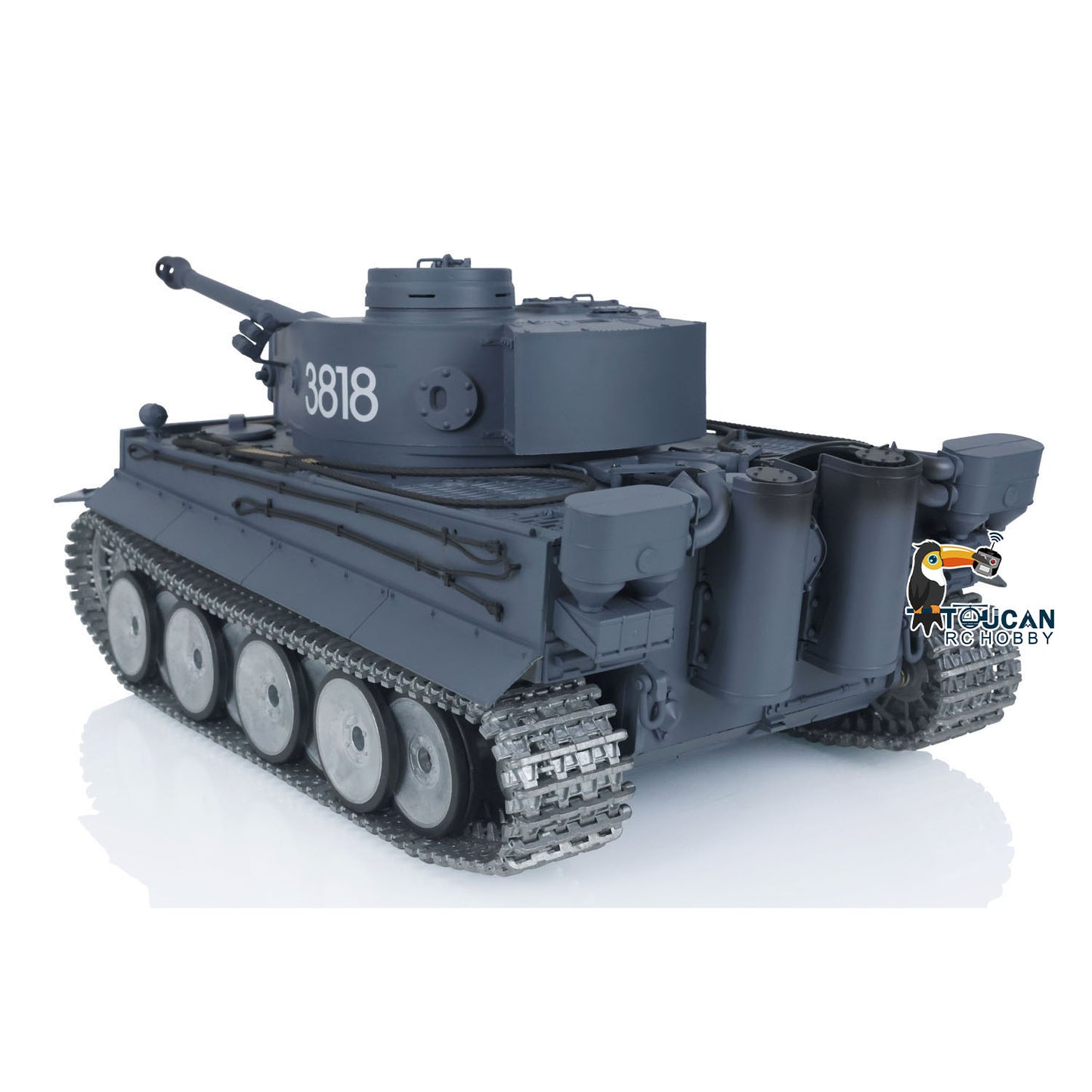 Henglong 1/16 Customized 7.0 M4A3 Sherman RC Tank 3898 360 Degree FPV IR BB Smoke Barrel Recoil Sound Metal Tracks Radio Control Military Vehicle Model