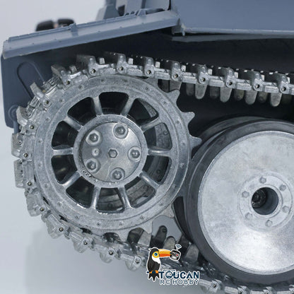 HengLong Factory 1/16 3818 Tiger 1 Radio Control Military Vehicle Full Metal Sprockets Idlers Chassis Plastic Hull RTR RC Tank Y