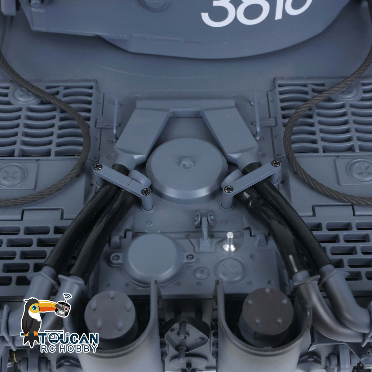 Henglong 1/16 TK7.0 German Tiger I RTR RC Tank 3818 with Metal Tracks Sprockets Idlers Road Wheels