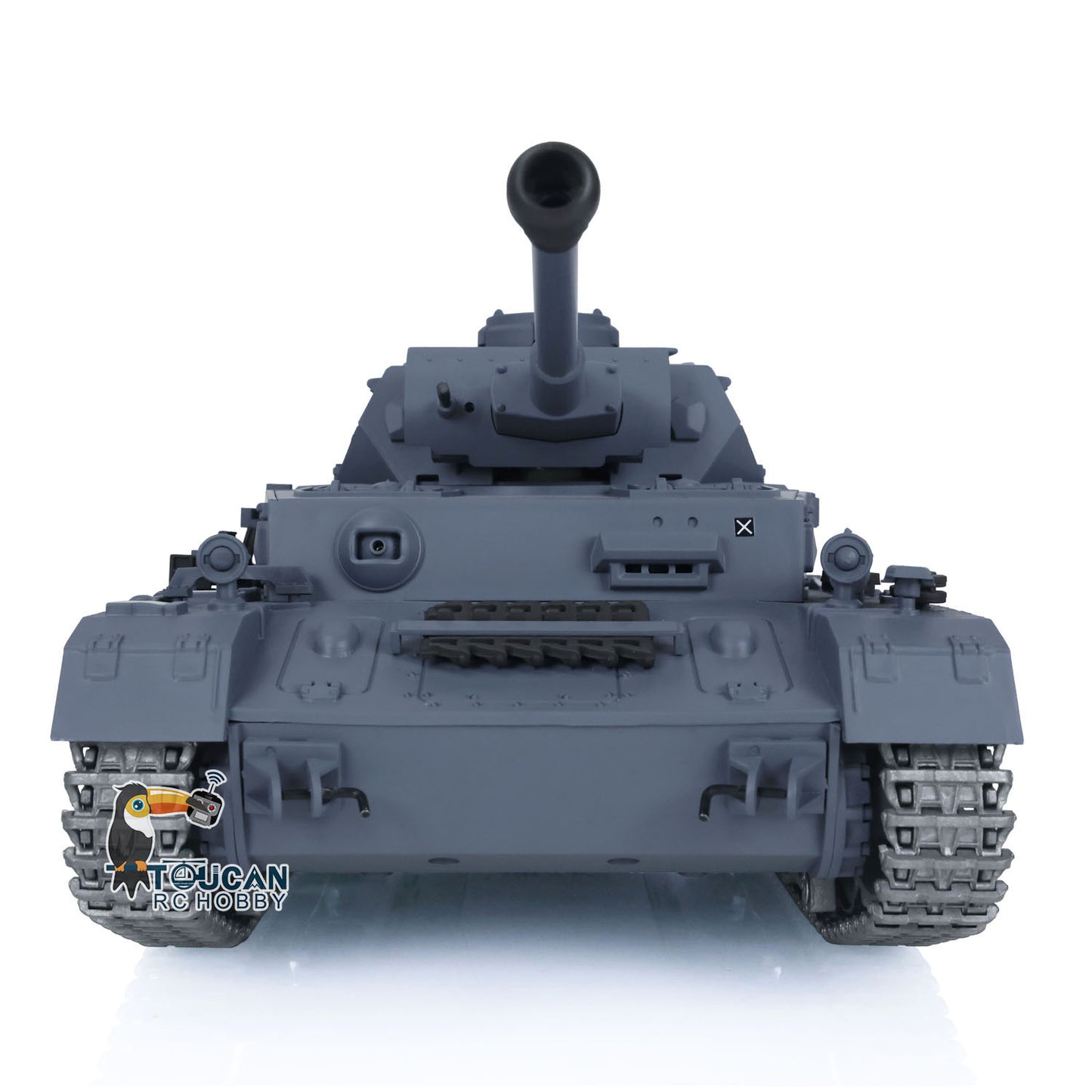 Henglong 1/16 TK7.0 Upgraded German Panzer IV F2 RTR RC Tank 3859 w/ Metal Tracks Idler Sprocket Wheels Smoking Gearbox Sound Effect