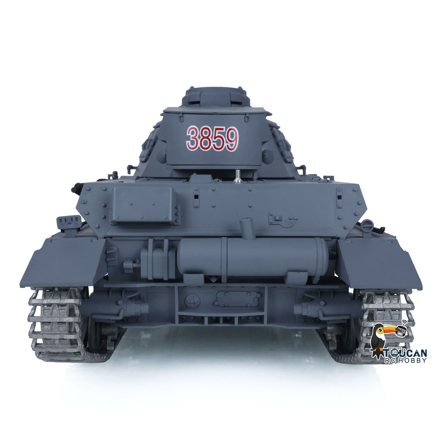 2.4G Henglong 1/16 Snow 7.0 Upgraded Panzer IV F2 RTR RC Tank 3859 Metal Tracks Sprocket Wheels Barrel Infrared Combating System