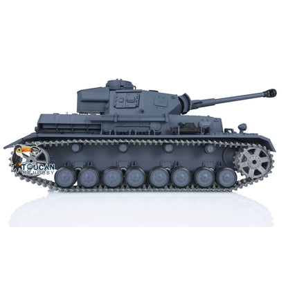 Henglong 1/16 RC Tank 3859 TK7.0 German Panzer IV F2 Radio Control Tank w/ 360 Degrees Rotating Turret Metal Idler Sprocket Wheels