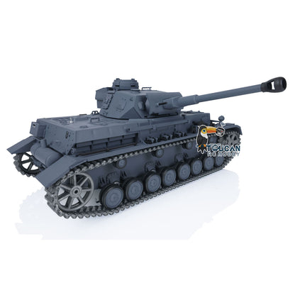 2.4G Henglong 1/16 Snow 7.0 Upgraded Panzer IV F2 RTR RC Tank 3859 Metal Tracks Sprocket Wheels Barrel Infrared Combating System