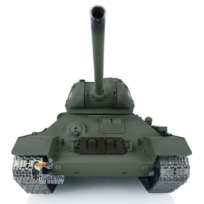 Henglong 1/16 Scale 7.0 Upgraded Soviet T34-85 3909 RTR RC Tank BB Infrared Combat Smoke Unit Metal Tracks Drive Idler Wheels