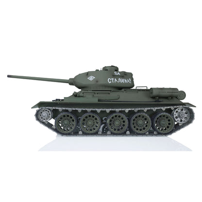 US Stock 2.4Ghz Henglong 1/16 Scale 7.0 Upgraded Soviet T34/85 3909 RTR RC Tank Model BB Infrared Metal Barrel Tracks Drive Idler Wheels