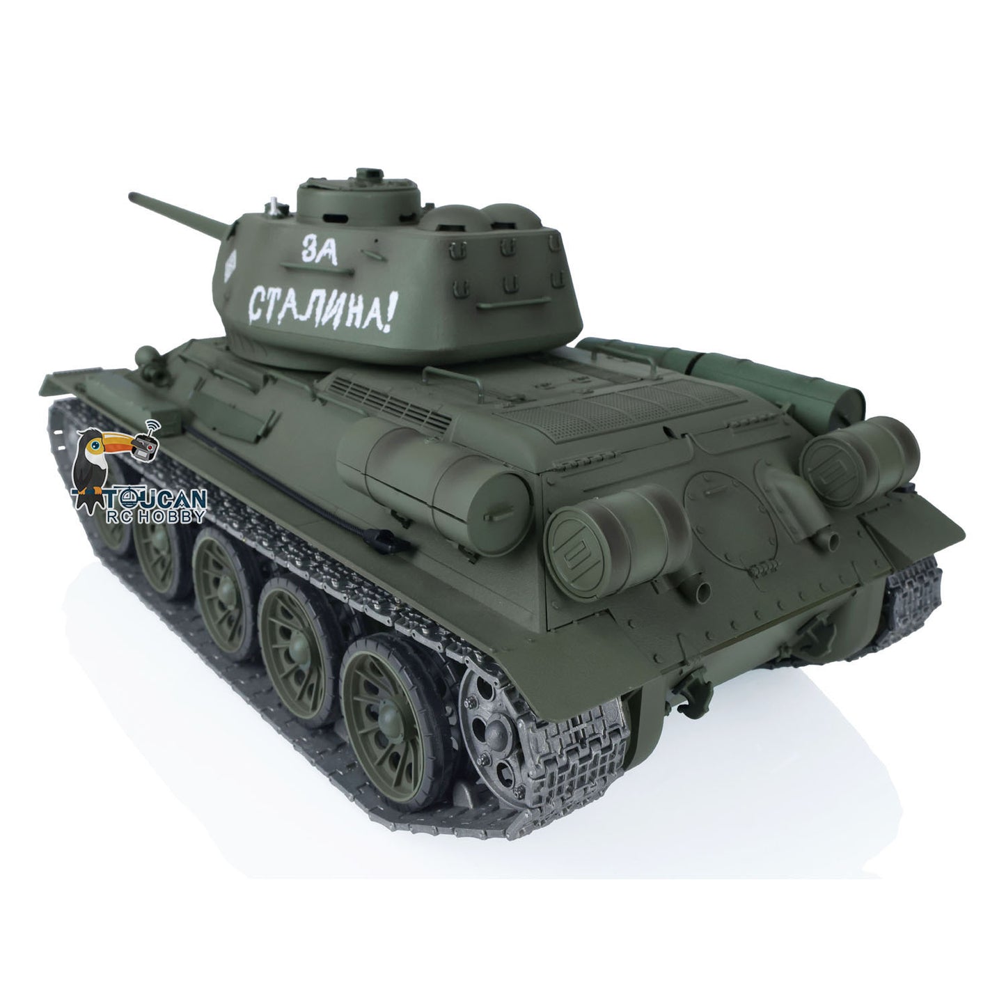 Henglong 1/16 7.0 Upgraded Soviet T34-85 I FPV RC Tank 3909 360?? Turret Radio Control Military Model BB Infrared Combating System Smoke