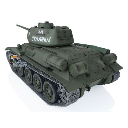 Henglong 1/16 7.0 Upgraded Soviet T34-85 I FPV RC Tank 3909 360?? Turret Radio Control Military Model BB Infrared Combating System Smoke