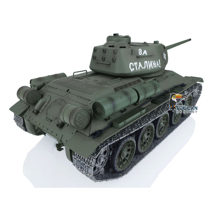 Henglong 1/16 TK7.0 Promotion Soviet T34-85 RTR RC Tank 3909 with 360 Degrees Turret BB Infrared Combat Smoke Metal Sprockets Idlers Wheels