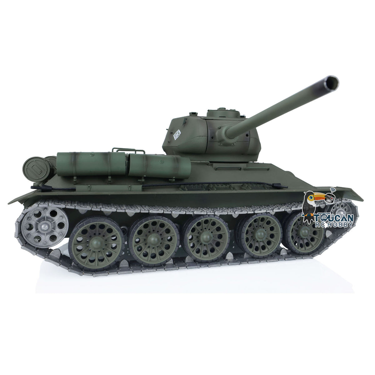 $40 OFF 11.11 Flash Sale Henglong 1/16 TK7.0 Promotion Soviet T34-85 RTR RC Tank 3909 with 360 Degrees Turret BB Infrared Combat Smoke Metal Sprockets Idlers Wheels