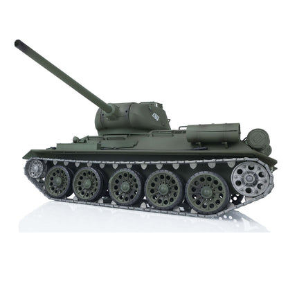 US Stock 2.4Ghz Henglong 1/16 Scale 7.0 Upgraded Soviet T34/85 3909 RTR RC Tank Model BB Infrared Metal Barrel Tracks Drive Idler Wheels